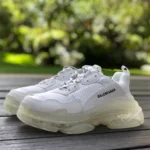 Balenciaga Triple S Clear Sole White