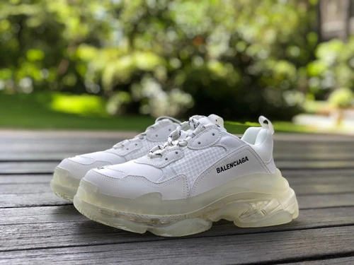 Balenciaga Triple S Clear Sole White