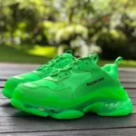 Balenciaga Triple S Clear Sole Green