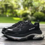 Balenciaga Triple S Clear Sole Silver Black