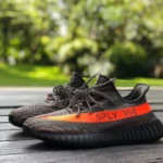 Adidas Yeezy Boost 350 V2 Black Grey Orange HQ7045