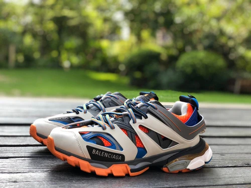 Balenciaga Track 3 Orange Blue Grey