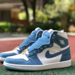 Air Jordan 1 High OG Blue White Sneakers DM9036-104