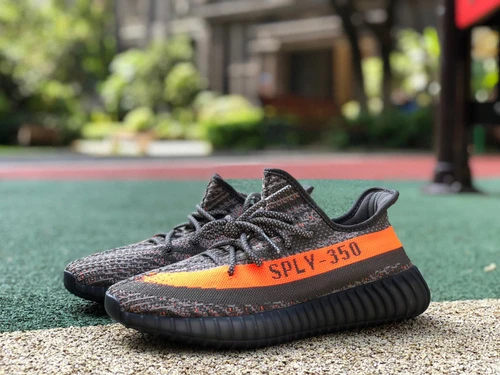 Adidas Yeezy Boost 350 V2 Black Grey Orange HQ7045