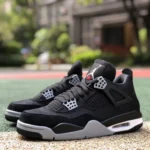 Air Jordan 4 Retro "Black Canvas" Black DH7138-006