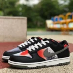 Nike Dunk Low Retro Black Red Graffiti DM0108-001