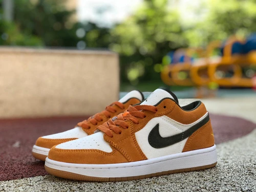 Air Jordan 1 Low White Orange Grey Sneakers DJ0342-102