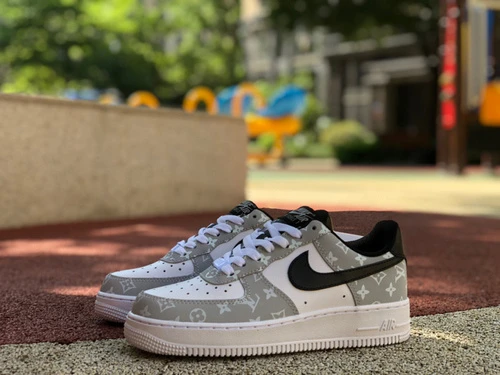 Nike Air Force 1 Low '07 White/Grey LV Print BQ8988-108