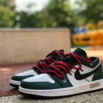 Air Jordan 1 Low "Chicago" White Green Sneakers 553560-062