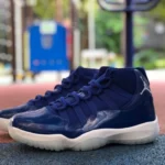 Air Jordan 11 Blue White Basketball Shoes AT7802-115