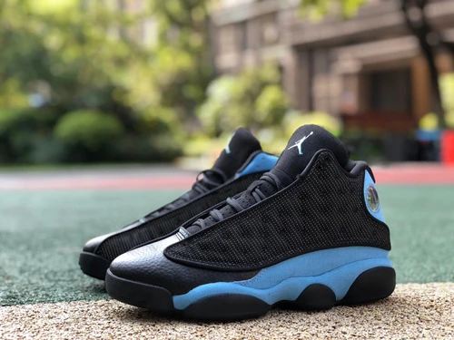 Air Jordan 13 "Black/University Blue" Black Blue Sneakers DJ5982-041