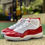 Air Jordan 11 "Cherry" White Red Basketball Shoes CT8012-116