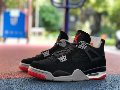 Air Jordan 4 Retro "Bred" Black Red 308497-060