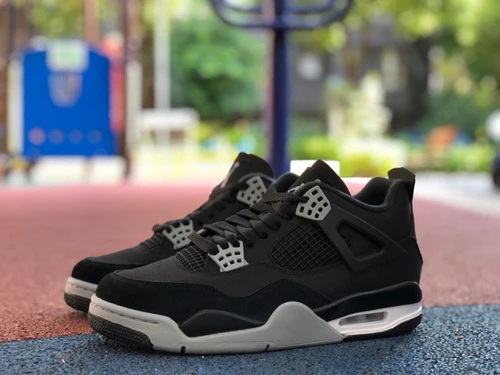 Air Jordan 4 Retro "Black Canvas" Black DH7138-006