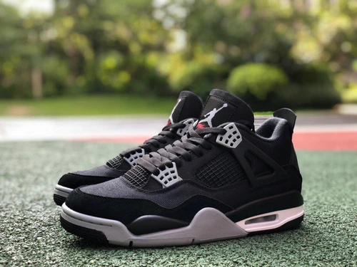 Air Jordan 4 "Black Canvas" Black DH7138-006