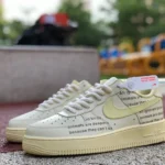 Nike Air Force 1 '07 Beige/Yellow CW2288-111