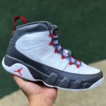 Air Jordan 9 "Chile Red" White Grey Red CT8019-162