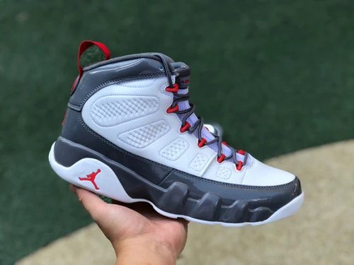 Air Jordan 9 "Chile Red" White Grey Red CT8019-162