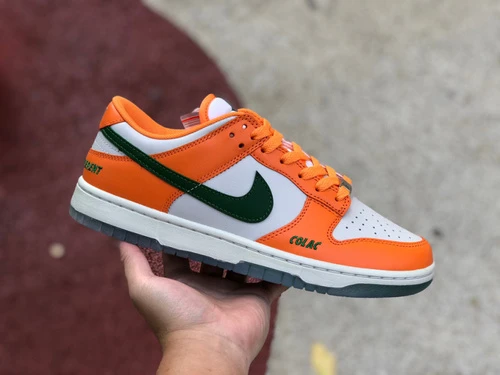 Nike Dunk Low Retro White Orange Green DR6188-800