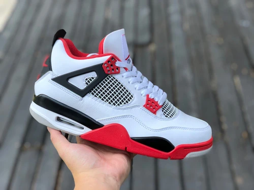 Air Jordan 4 Retro "Fire Red" Black White Red DC7770-160