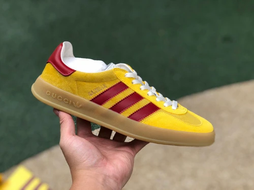 Adidas x Gucci Gazelle Red Yellow