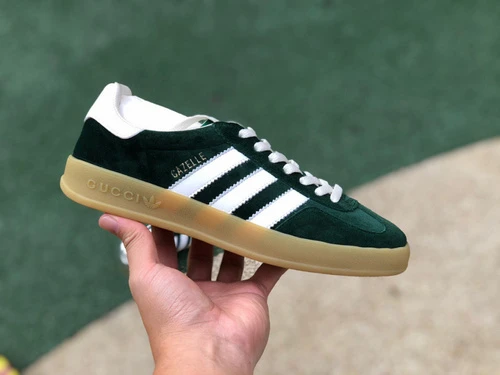 Adidas x Gucci Gazelle Green White