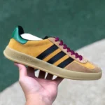 Adidas x Gucci Gazelle Yellow Pink