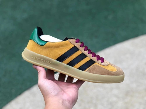 Adidas x Gucci Gazelle Yellow Pink