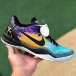 Nike Zoom Kobe 8 Purple Yellow Blue 555035-302