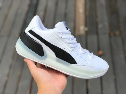 Puma Clyde Hardwood Black White