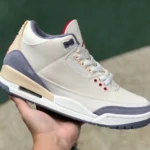 Air Jordan 3 "Muslin" Cream Canvas Pure Version DH7139-100