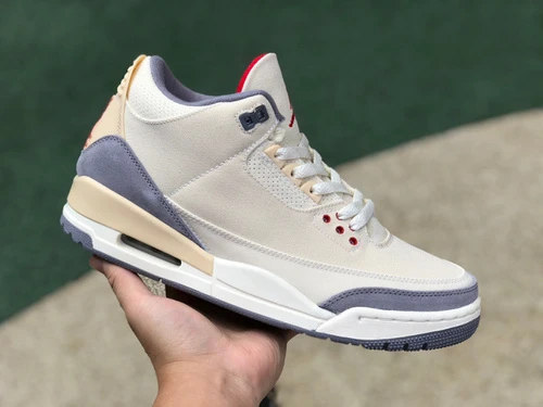 Air Jordan 3 "Muslin" Cream Canvas Pure Version DH7139-100