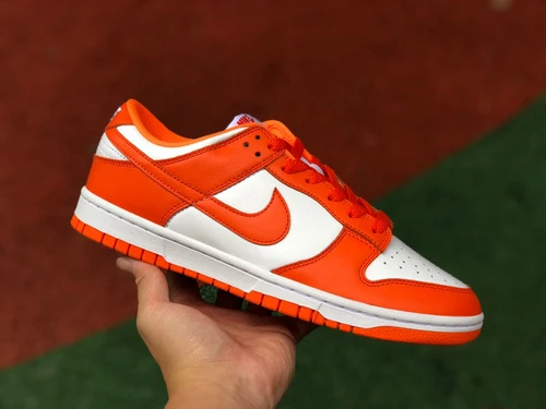 Nike Dunk Low "Syracuse" White Orange CU1726-101-100