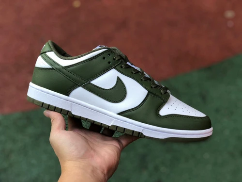 Nike Dunk Low "Medium Olive" White Olive DD1503-120