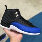 Air Jordan 12 "Royal Blue" Black Blue Sneakers AO6068-004