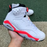 Air Jordan 6 "Infrared" White Red Premium Edition 384664-384665-123