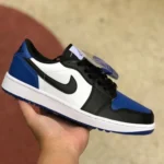 Air Jordan 1 Golf Low "Black Blue Toe" Golf Sneaker DD9315-102