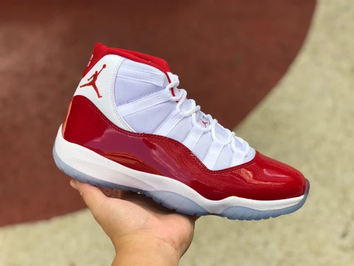 Air Jordan 11 "Cherry" White Red Basketball Shoes CT8012-116