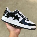 BAPE STA SK8 Black White