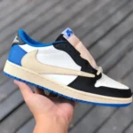 Air Jordan 1 Low Lightning White Blue DM7866-140