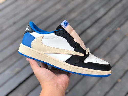 Air Jordan 1 Low Lightning White Blue DM7866-140