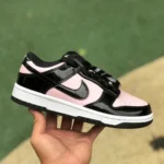 Nike Dunk Low ESS Black Pink Patent DJ9955-600