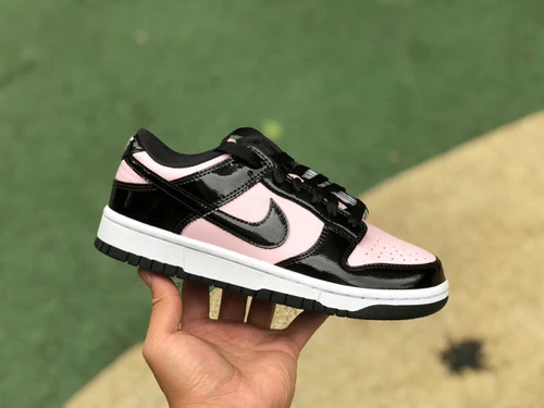 Nike Dunk Low ESS Black Pink Patent DJ9955-600