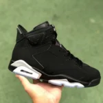 Air Jordan 6 "Black Chrome" Black Silver High Premium Edition DX2836-001