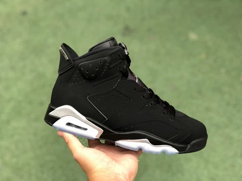 Air Jordan 6 "Black Chrome" Black Silver High Premium Edition DX2836-001