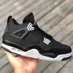 Air Jordan 4 Retro "Black Canvas" Black DH7138-006