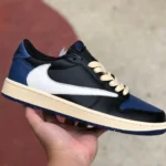 Travis Scott x Air Jordan 1 Low Black Blue DM7866-041