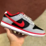 Nike Dunk Low "CAU" Grey Black Red DR6189-001