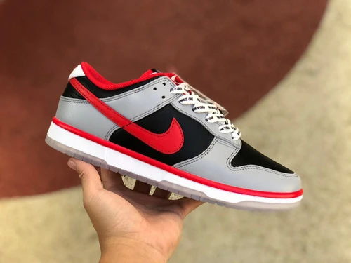 Nike Dunk Low "CAU" Grey Black Red DR6189-001