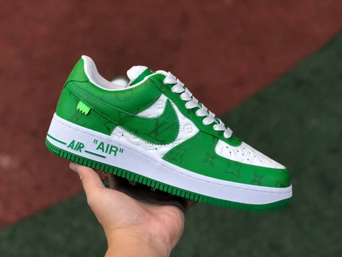 Louis Vuitton x Nike Air Force 1 Green White